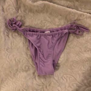 Xhilaration Lilac/Purple Shirred Bikini Bottom